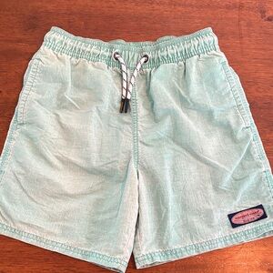 Vineyard Vines Boys Faded Mint Swim Trunks
